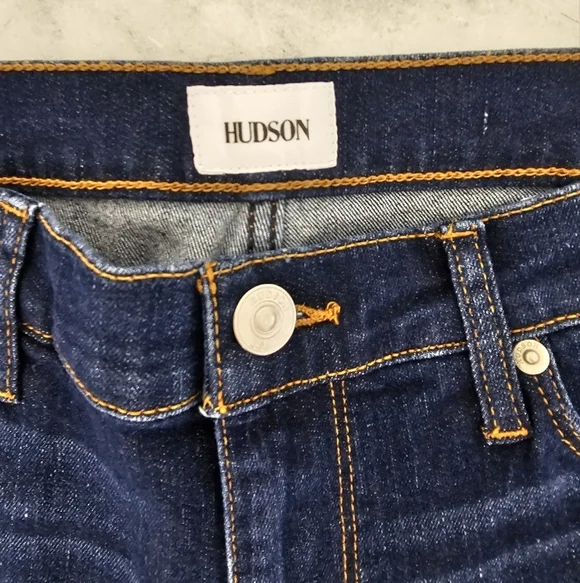 Hudson Jeans Midrise Ankle Natalie Super Skinny Dark Blue Jeans 28 NWT - Picture 8 of 9